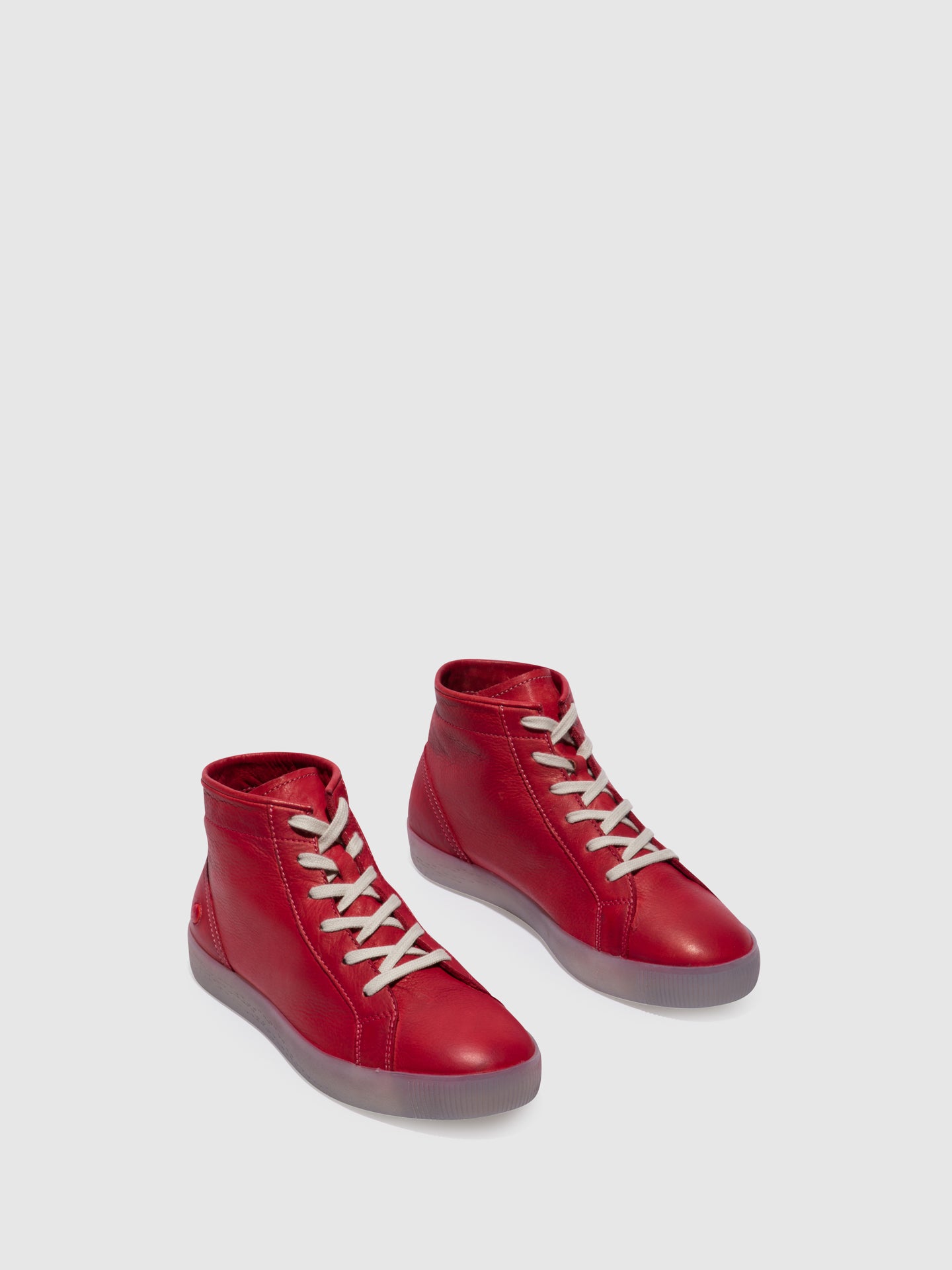 Softinos Lace-up Ankle Boots SALI583SOF Red